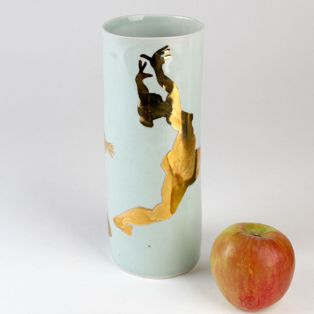 Cylinder Gold Figure