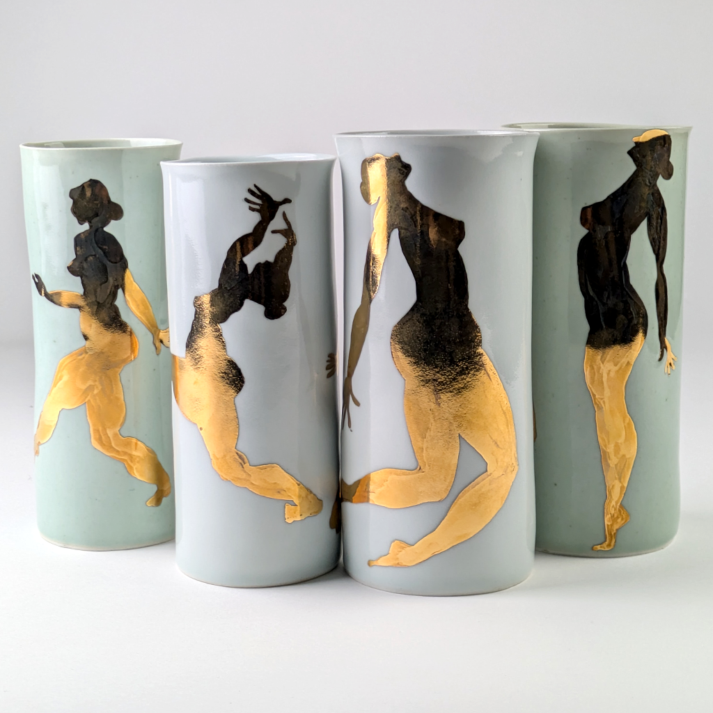 Cylinder Gold Figure